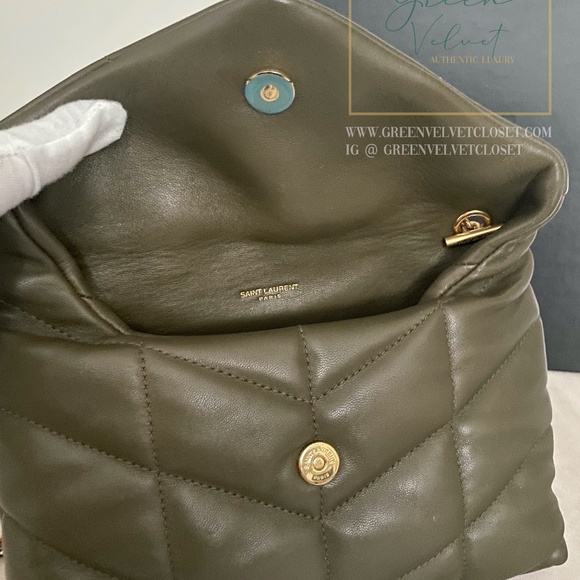 🚫SOLD 🤎Saint Laurent Puffer Toy Bag in Army Green 🤎 - Picture 4 of 7